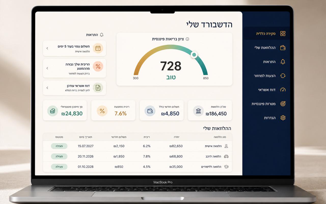 מעקב הלוואות אישי